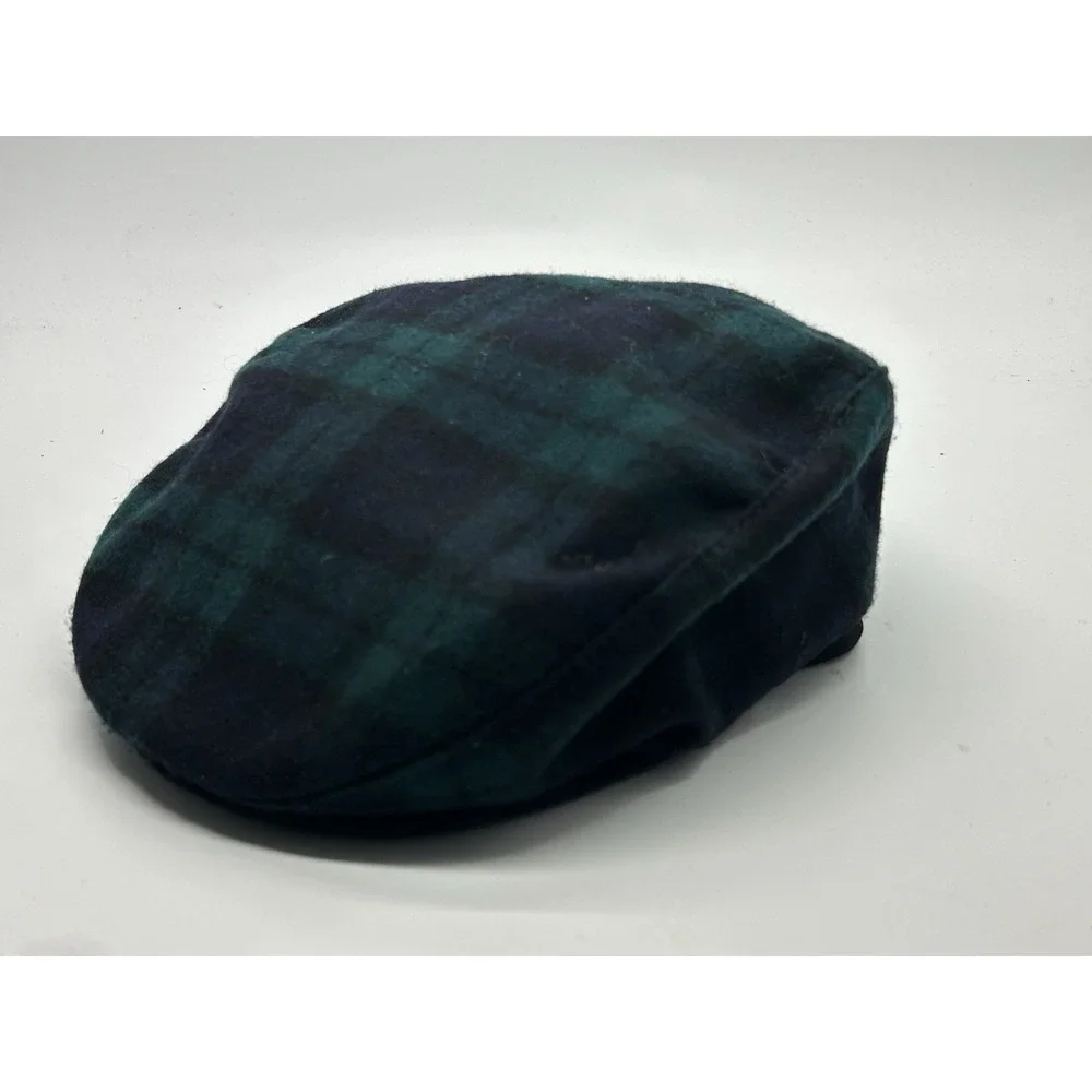 Pendleton Blackwatch Plaid Drivers Hat Mens Size L ( Fit 22